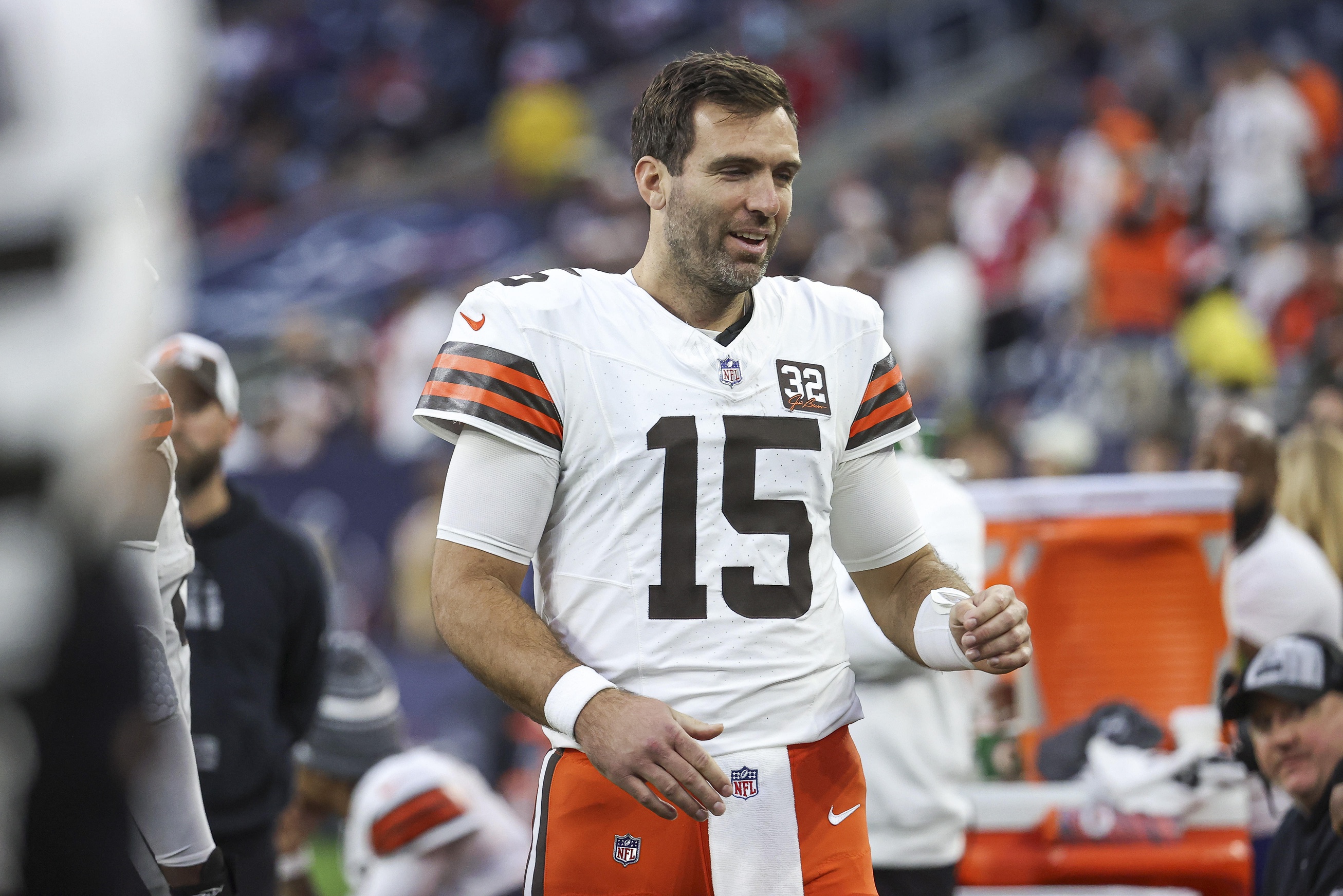 Cleveland Browns quarterback Joe Flacco